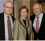 Howard Hudson, wife Patricia, Donald Johanson